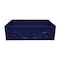 Whitehaus 33" Front Apron Sink W/ An Intricate Vine Design On One Side , Blu WHSIV3333-BLUE - alternate 3